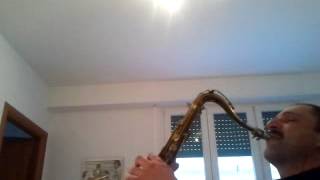 Massimo DAvola plays vintage Berg Larsen 130 2 M Sonny Rollins WOW [upl. by Annala]