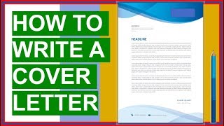 HOW TO WRITE A COVER LETTER Brilliant Cover Letter Examples  Template [upl. by Itak]