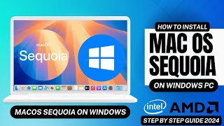 How to Install macOS Sequoia on any windows PC  Opencore Hackintosh [upl. by Larcher]