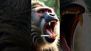 Mandrill vs Baboon Colorful Primates Clash [upl. by Ellemrac430]