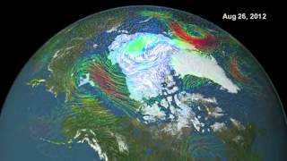 Powerful Arctic Cyclone Wreaks Havoc On Sea Ice  Video [upl. by Shifrah]