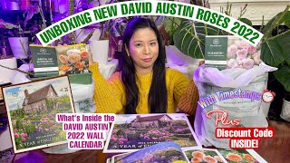 NEW 2022 David Austin Roses UK Unboxing  Elizabeth  Bring Me Sunshine  David Austin 2022 Calendar [upl. by Tak]