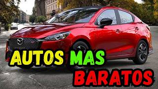 LOS 10 AUTOS MAS BARATOS DE MEXICO 20242025 [upl. by Alyks]