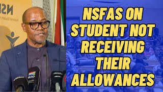 NSFAS Addressing On Students Not Getting Their ALLOWANCES NSFAS universitiestvertcolleges [upl. by Leakcim555]