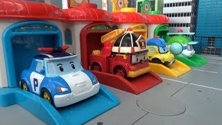 로보카폴리 경찰차 슈팅카 출동 장난감 Robocar Poli Police Car Shooting Car Dispatch Toys [upl. by Eednahs802]