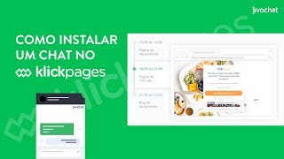 Como Instalar um CHAT GRATUITO no KLICKPAGES  JivoChat [upl. by Carin]