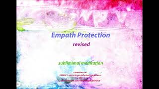 11 HrsEmpath Protection revisedSubliminal MeditationProtectionHappy EmpathAirplane Sound [upl. by Akemej983]