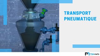 Transport pneumatique  Système en phase dense poussé  SAS®  Palamatic Process [upl. by Legra]