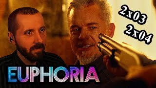 REACTION ► Euphoria ► 2x03  2x04 [upl. by Erma]