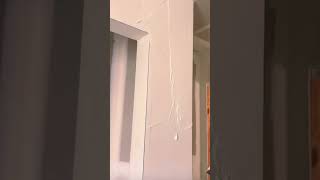 Drywall finishers on wallssatisfying drywallfinisher [upl. by Sausa]