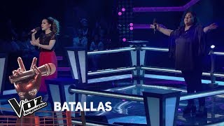 Esther Carpintero vs Jimena Díaz  quotComo tu mujerquot  Rocío Dúrcal  Batallas  La Voz Argentina 2018 [upl. by Irita]