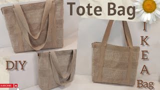 Rug Tote Bag Carpet Into Bag How To Make Ikea Rug Tote Bag Quick And Easy DIY [upl. by Tibbitts]