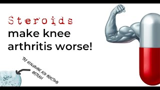 New Study Steroid Injections for knee pain Worsen Arthritis [upl. by Lavinie149]