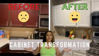 Diy Kitchen Cabinet Makeover Our Renovation Journey Begins 🔨 Pt 1 [upl. by Rema]