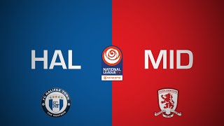 FC Halifax Town 14 Middlesbrough PL2  National League Cup highlights  12 November 2024 [upl. by Eelsnia187]