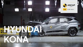 ANCAP safety amp crash testing a Hyundai Kona [upl. by Anilys]