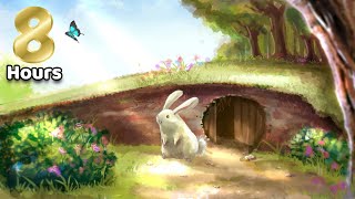 Sleep Story for Kids  8 HOURS LITTLE WHITE RABBIT  Sleep Meditation for Children [upl. by Zenger]