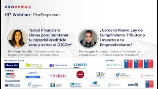 15to Webinar ProEmpresas 2024 quotSalud Financiera y la Nueva Ley de Cumplimiento Tributario” [upl. by Euqinotna]