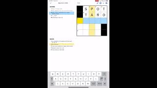 New York Times Mini Daily Crossword Puzzle for October 4 2023 [upl. by Blanche]