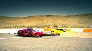 McLaren 570s vs Lamborghini Huracan Drag Race  Forza 6 [upl. by Eugeniusz]