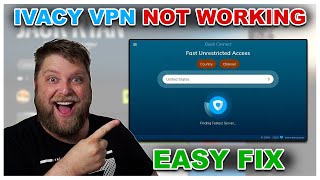 IVACY VPN NOT WORKING on Firestick  EASY FIX [upl. by Daffodil539]