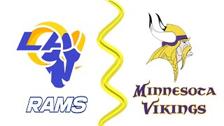 🏈 Minnesota Vikings vs LA Rams NFL Game Live Stream 🏈 [upl. by Terag775]