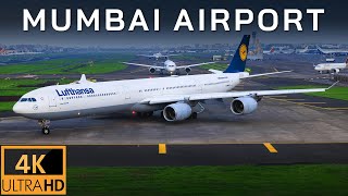 Mumbai Airport  Morning Plane Spotting 2024  MEGA Compilation 3 4K [upl. by Clary]