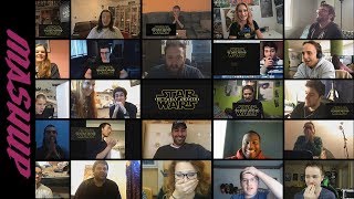 Star Wars The Force Awakens  Teaser  Reactions Mashup [upl. by Anesuza920]