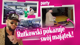 GARDEROBA WARTA MILION AUTA I ZŁOTO RUTKOWSKI POKAZUJE SIEDZIBĘ  CZ 2 [upl. by Htebzile]