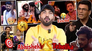 BIGGBOSS17 ABHISHEK VS TEHELKA ARUN FIGHT EVICTION MUNAWAR KE DOST EXPOSE VICKY ANKITA TARGET🎯 [upl. by Goeger]