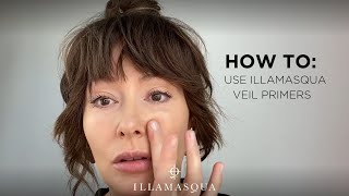 HOW TO USE ILLAMASQUA VEIL PRIMERS  Illamasqua [upl. by Akima]