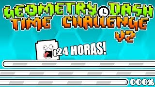 EL NIVEL DE 24 HORAS 100 IMPOSIBLE DE COMPLETAR  GEOMETRY DASH  VRO [upl. by Cannell74]