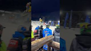 SNOCROSS SNOWMOBILE RACING in DEADWOOD BULLRING [upl. by Rodgers]