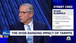 Fmr Alcoa CEO Klaus Kleinfeld talks impact of Trumps proposed tariffs [upl. by Coray]