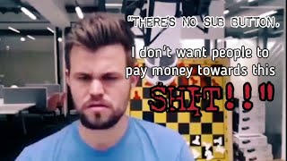 I dont want people TO PAY MONEY TOWARDS THIS SHIT  Magnus Carlsen vs Jorden Van Foreest [upl. by Htevi]