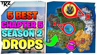 The BEST Landing Spots in Fortnite Chapter 5 Season 2 [upl. by Nageam]