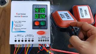 3 phase motor starter  3phase dol starter  pump starter panel motorstarter digitaldolstarter [upl. by Grete]