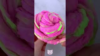 Slime ASMR 🍉 Watermelon Fizzle Gem snow fizz  cloud cream [upl. by Joey109]