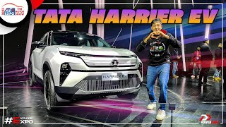 Tata Harrier EV  Finally All Wheel Drive  First Look  Auto Expo 2023  PowerDrift [upl. by Daveda798]