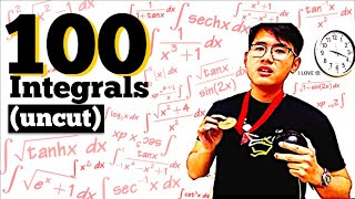 100 integrals world record [upl. by Artamas]