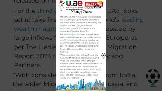 UAE to attract over 6700 millionaires in 2024 mostly from India Russia Africa uaemillonaires [upl. by Larson199]