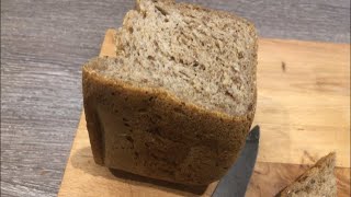 Baking Granary Loaf of Bread in a Russell Hobbs Bread Maker [upl. by Nairret]