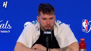 Luka Doncic talks Game 1 Loss vs Celtics FULL Postgame Interview 🎤 [upl. by Atsiuqal54]