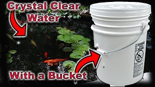 Crystal Clear Water with a Bucket  Cheap and Easy Bucket Filter [upl. by Kilah]