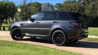 2020 Land Rover Range Rover Sport HST  POV Tour Review And test Drive [upl. by Dippold590]