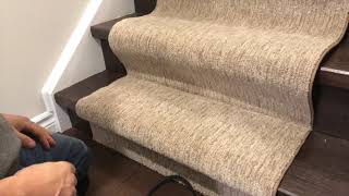 How To Install a Carpet Runner Professionally [upl. by Alec]