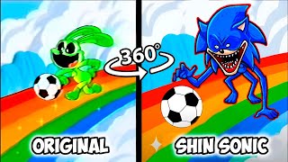 360° VR Smiling Critters vs SHIN SONIC Animated in Cinema [upl. by Traggat]