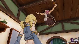 Natsu Tries to Get a Peek at Lucy Changing [upl. by Ngo]