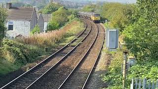 Bitumen Tanker Freight Train 6E43 Ribble Rail Preston To Haverton Class 56 Diesel 56094 Accrington [upl. by Labinnah]