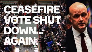 Outrage As Gaza Ceasefire Debate Shut Down By Speaker  w SNPs Stephen Flynn [upl. by Romona27]